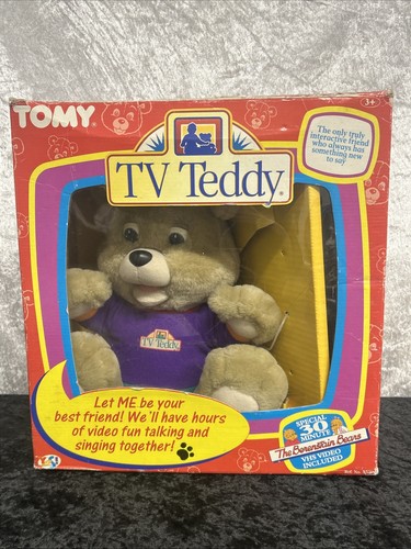 Vintage tomy teddy - tv, plüsch