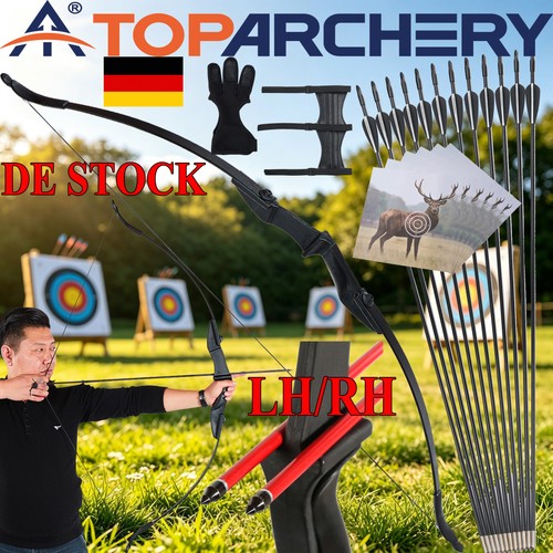 Recurve bogen rh lh - 57",