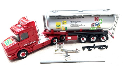 Herpa scania tank sattelzug - scania, tank-sattelzug