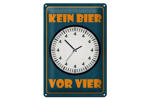 Blechschild spruch 20x30 - 20x30, cm