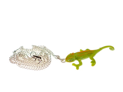 Chamäleon 45cm kette - chamäleon,