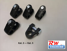 Gabelkopf für hydraulischen Oberlenker, verschiedene Größen, Kat. 2, Kat. 3