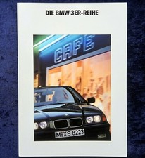 BMW 3er, E 36, Prospekt 1.1992 Modelle: 316i, 318i, 320i, 325i