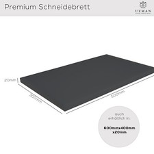 PREMIUM Schneidbrett Gastro Schneidebrett Kunststoff Küchenbrett Hackbrett PP PE