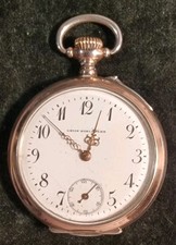Alte Silber 800 Taschenuhr Alpina / Union Horlogère 