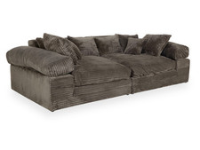 Megasofa self ALINA BHT 268x86x135 cm grün Bigsofa Couch Riesensofa