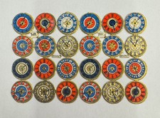 1 Bogen GEPRÄGT UNBENUTZT Oblatenbilder UHR Glanzbilder Littauer&Boysen Berlin