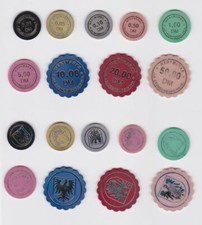 seltener Satz Kunststoff