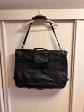 Bree Leder Canwas Anzug Kleid Tasche Koffer Reisetasche Germany Original Vintage