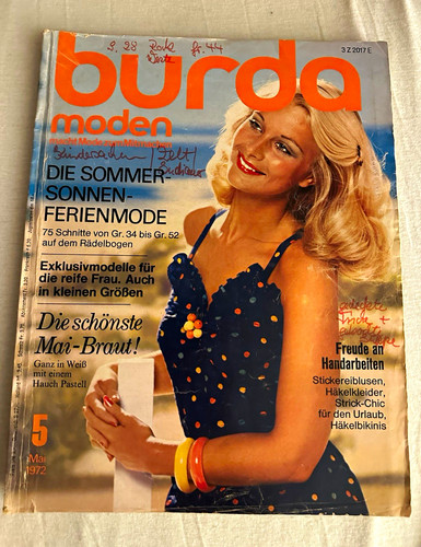 Burda moden ausgabe 1972 - moden, mai