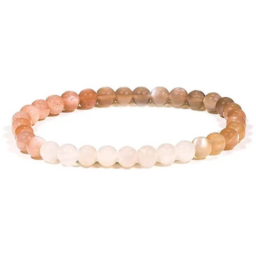 Armband mondstein elastisch - elastisch,