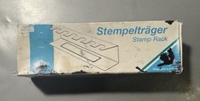 Wedo Stempelhalter Stempelständer Stempelträger Stempelhalterung grau gebraucht!