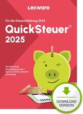 Lexware QuickSteuer 2025  Steuererklärung 2024 / ESD Download