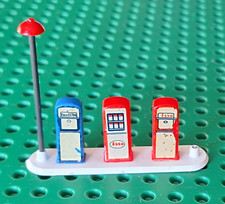 Lego Esso H0 1:87 Zapfsäulen x887px1 vintage Zubehör Tankstelle 310-5