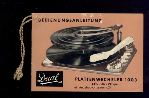 Dual plattenwechsler 1003 - dual,