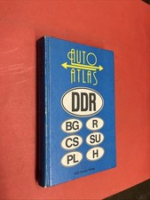 DDR Auto Atlas Tourist Verlag 1. Auflage 1981