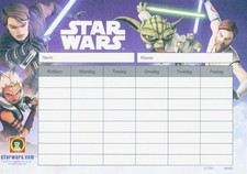 Stundenplan Star Wars, Yoda, Obi-Wan, Lichtschwerter - 10761427