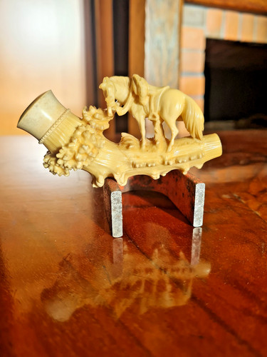 Antiker meerschaum pfeifenkopf - antiker,