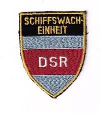 Original DDR Ärmelabzeichen Deutsche Seereederei " Schiffswacheinheit "