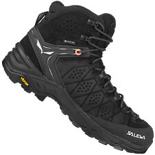 Salewa Alp Trainer 2 Mid GTX Damen-Wanderschuhe Trekkingschuhe Schuhe Schwarz