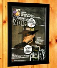 1999 Discworld Noir PlayStation 1 PS1 Vintage Promo Poster Werbung Kunstdruck gerahmt