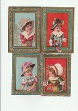 Chromo keine Werbung top Farben Kinder Puppe Haube Mädchen wunderschön 12,3cm