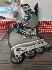 Nike Bauer Supreme Enforcer 20 Inline Rollschuhe Größe 9 UK Selten Vintage Skate