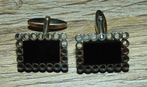Vintage manschettenknöpfe mit - vintage,