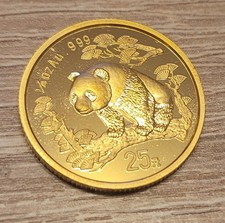 Goldmünze 1997 China Panda 25