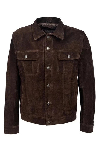 Herren dunkelbraun wildleder - herren,