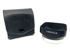 Yashica Mat 124G Gegenlichtblende Metall mit Tasche lenshood Sonnenblende