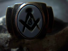  WMM-Freimaurer-Ring-Silber-935-Pasta-Stein-Handgravur-Winkel-Zirkel-1999-2018