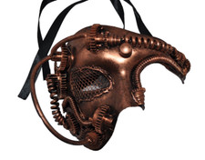 Steampunk Maske Phantom der Oper  Requisiten Cosplay Gothic Punk Party Endzeit