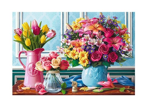 Puzzle blumen 1500 teile - puzzle, "blumen"