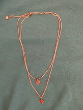 Icrush Doppel Kette Edelstahl Adventskalender 2025 rosegold Klee neu