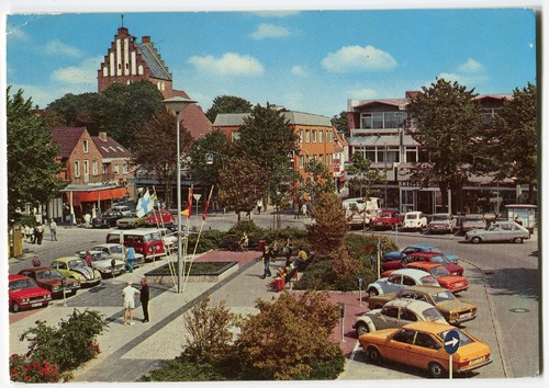Heiligenhafen käfer - ak, heiligenhafen,vw