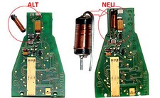 TRANSPONDER SPULE FÜR MERCEDES BENZ W211 SCHLÜSSEL REPARATUR CHIP Wegfahrsperre 