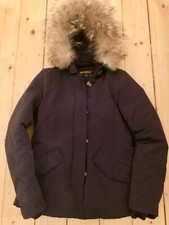 Matogla Daunenjacke Dunkelblau S Tolle Echtpelzkapuze