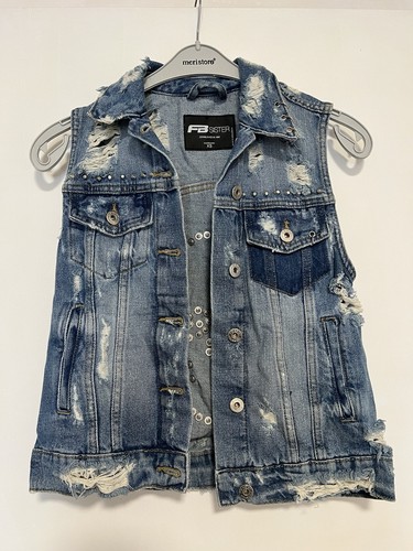 Moderne jeansweste ärmellos - moderne,