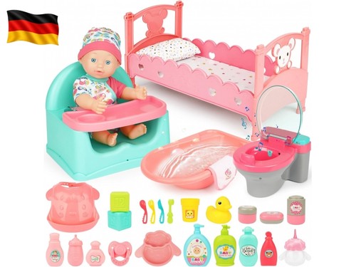 Puppen set mit babypuppe - puppen, &