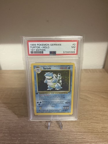 Pokémon turtok holo psa - pokémon,