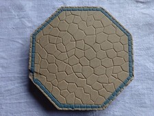 Antike Bodenfliese Villeroy & Boch 1 um 1900, benutzt In Bädern der RMS Titanic!