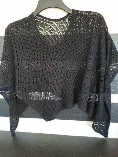 Super häkelstola poncho - super,