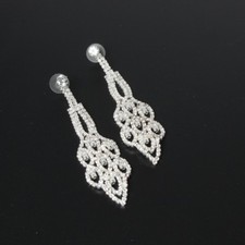 Edle Strass Ohrringe