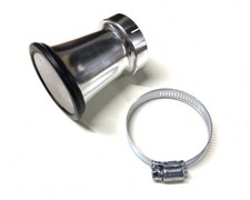 52mm Sport Tuning Luftfilter Kelchform Silber für Moped Motorrad Honda Yamaha