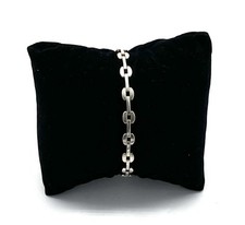 925/- FOSSIL Sterlingsilber Armband,Muster, 18 cm lang, 1-5,5 mm breit.