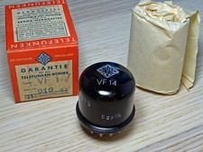 Röhre Telefunken VF14 ungebraucht / NOS sealed stark geprüft RoeTest V11