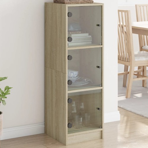 Highboard mit glastüren - highboard,