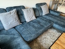 Couchgarnitur Sofa 3,90x2,20 m, Petrol, 2 Jahre alt, wie NEU, Neupreis 3600€