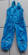 Türkisblaue Regenhose UNISEX Gr. 98/104 IMPIDIMPI 